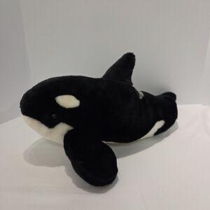 Vintage Shamu Plush Sea World Orca Killer Whale, 21” Large Stuffed Animal
